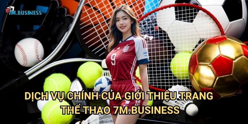 Dịch vụ chính của Giới Thiệu Trang Thể Thao 7m.business